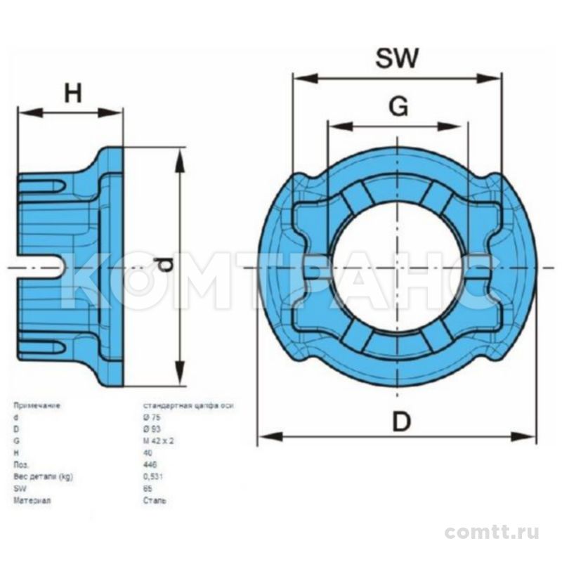   BPW 6-9t, conventional 0326216080 Bpw