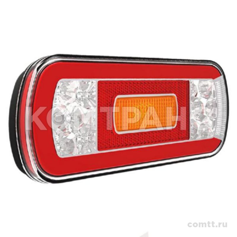 Фонарь задний п/прицеп 3 секции с красным стеклом LED (с проводом) (без освещения номера) FT130NTPMLED Fristom Фонарь задний п/прицеп 3 секции с красным стеклом LED (с проводом) (без освещения номера) FT130NTPMLED Fristom