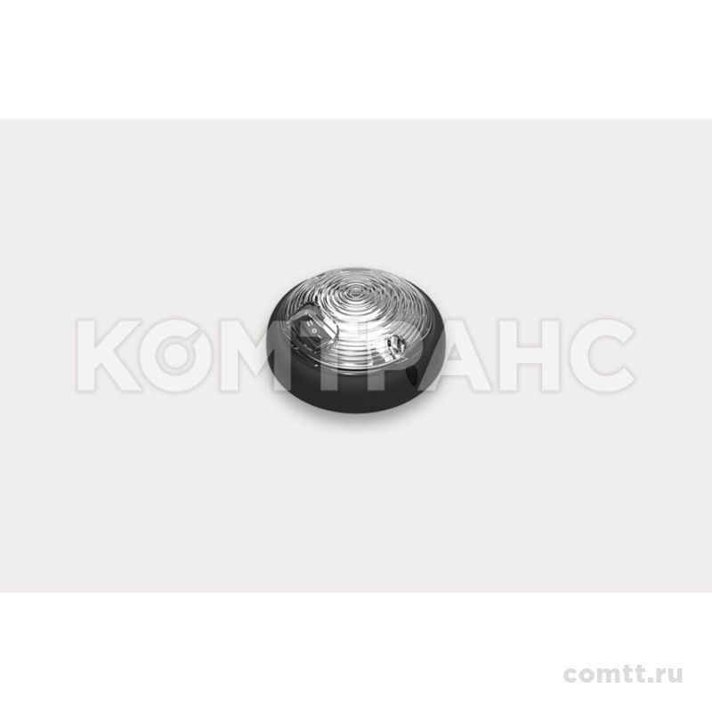 Фонарь освещения салона LED 12-36В, черный с переключателем FT160CZWLED Fristom Фонарь освещения салона LED 12-36В, черный с переключателем FT160CZWLED Fristom