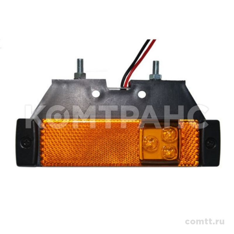 Фонарь габаритный боковой желтый с кронштейном (крепление сверху) LED FT-017KZ M720306 Mars Фонарь габаритный боковой желтый с кронштейном (крепление сверху) LED FT-017KZ M720306 Mars