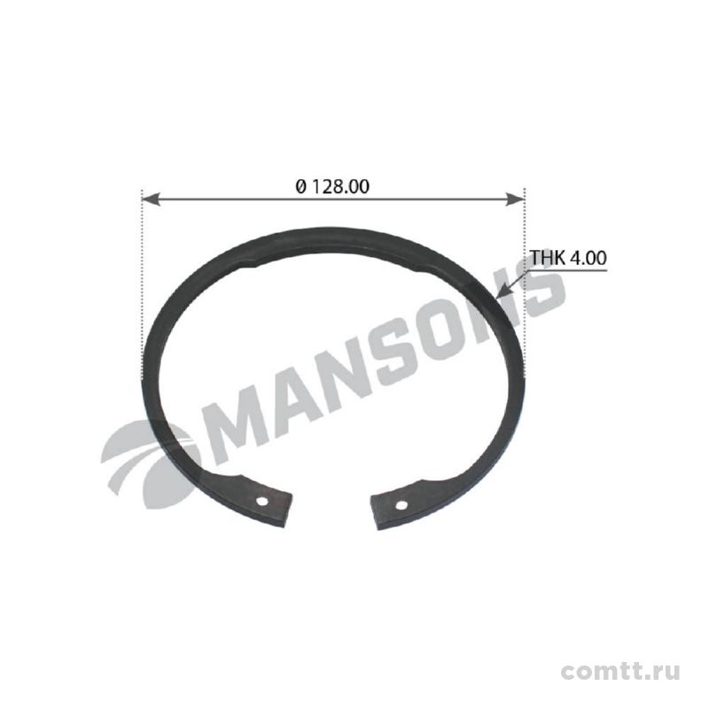 Кольцо стопорное BPW ECO 10-12 t (внешнего подшипника) 300359 Mansons Кольцо стопорное BPW ECO 10-12 t (внешнего подшипника) 300359 Mansons
