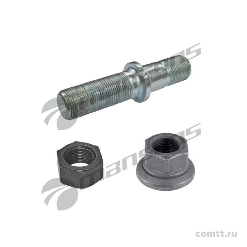 Шпилька колесная SAF в сборе WRZM (двускатные колеса) 600176 Mansons Шпилька колесная SAF в сборе WRZM (двускатные колеса) 600176 Mansons