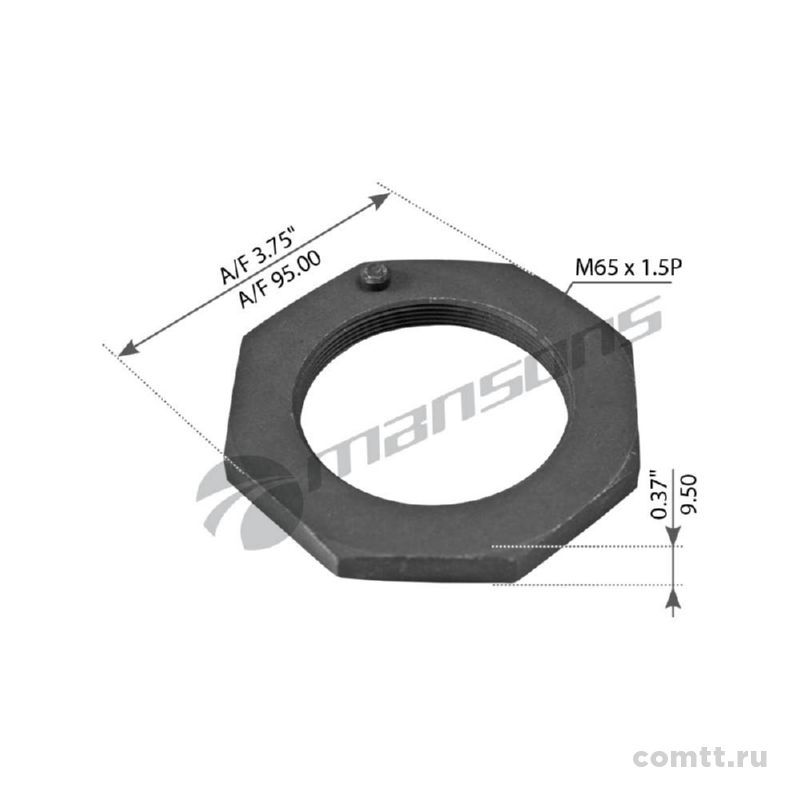Гайка оси ROR TM внутренняя М65х1,5 780096 Mansons Гайка оси ROR TM внутренняя М65х1,5 780096 Mansons