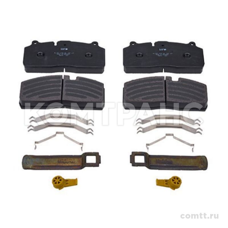 Колодки тормозные 29175/29274 SAF (Haldex DBT22LT) с крепежом (есть углубления под поршни суппорта) 3057009600 Saf-holland Колодки тормозные 29175/29274 SAF (Haldex DBT22LT) с крепежом (есть углубления под поршни суппорта) 3057009600 Saf-holland