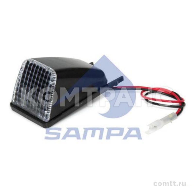 Фонарь габаритный на крышу Volvo FH12 в сборе (стекло белое) 032212 Sampa Фонарь габаритный на крышу Volvo FH12 в сборе (стекло белое) 032212 Sampa