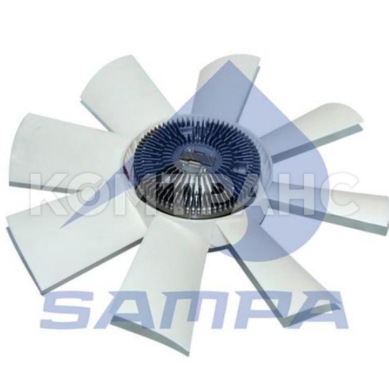 Вентилятор в сборе Scania 4s/R-series (DSC12/D11/D12) 04141101 Sampa Вентилятор в сборе Scania 4s/R-series (DSC12/D11/D12) 04141101 Sampa