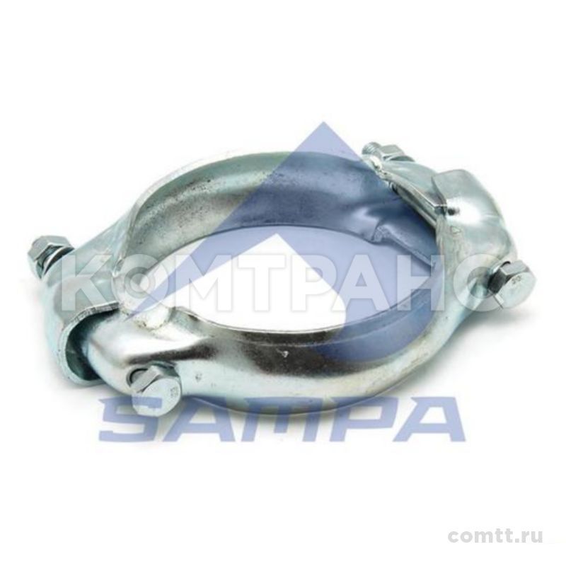 Хомут глушителя RVI Premium (на гофру 64257 диаметр 129) 079004 Sampa Хомут глушителя RVI Premium (на гофру 64257 диаметр 129) 079004 Sampa