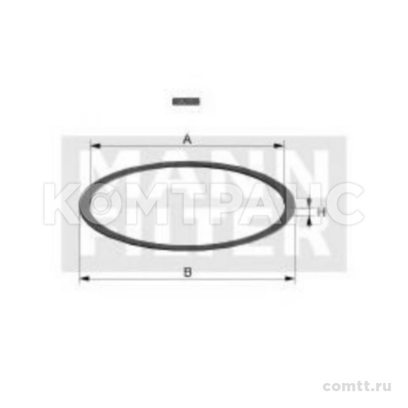 Mann-Filter di00700 уплотнение. Артикул 109146 фильтр - прокладка моторного отсека к пылесосам Thomas.