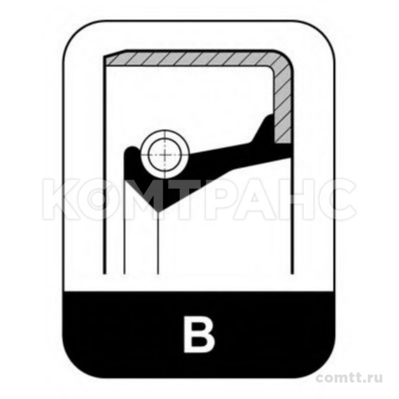 Сальник 48x65x10 КПП MAN F90, MB 040991 Elring Сальник 48x65x10 КПП MAN F90, MB 040991 Elring