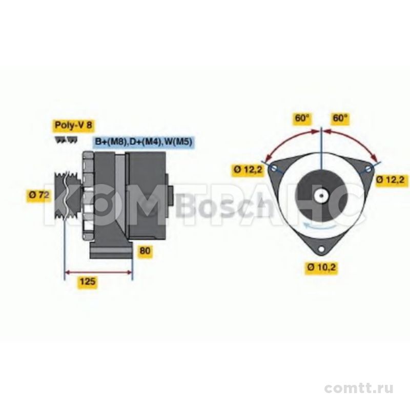  MB Actros 1996 (80A) 0120469115 Bosch