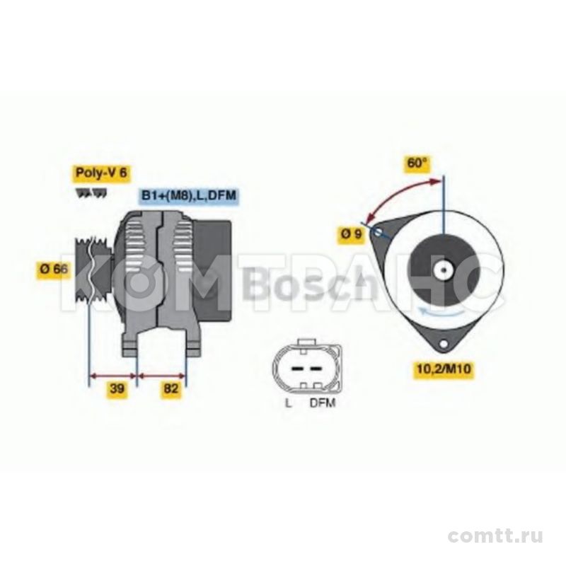  14V 120A 0124515028 Bosch