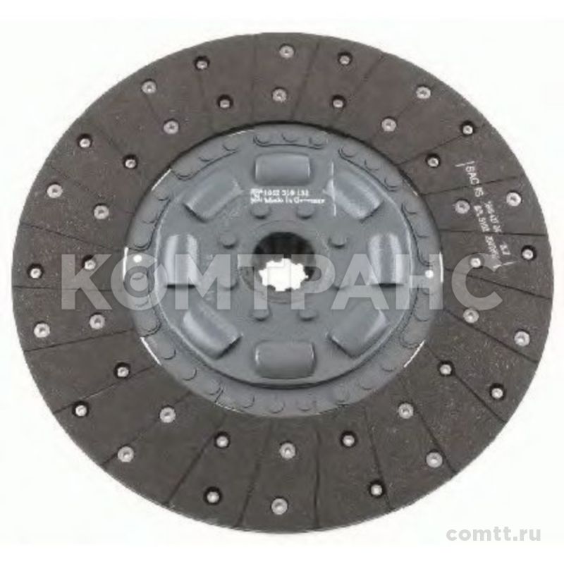 Диск сцепления IVECO 330WGSZ 1 1/2''-10N (Valeo version) 1862310132 Sachs Диск сцепления IVECO 330WGSZ 1 1/2''-10N (Valeo version) 1862310132 Sachs