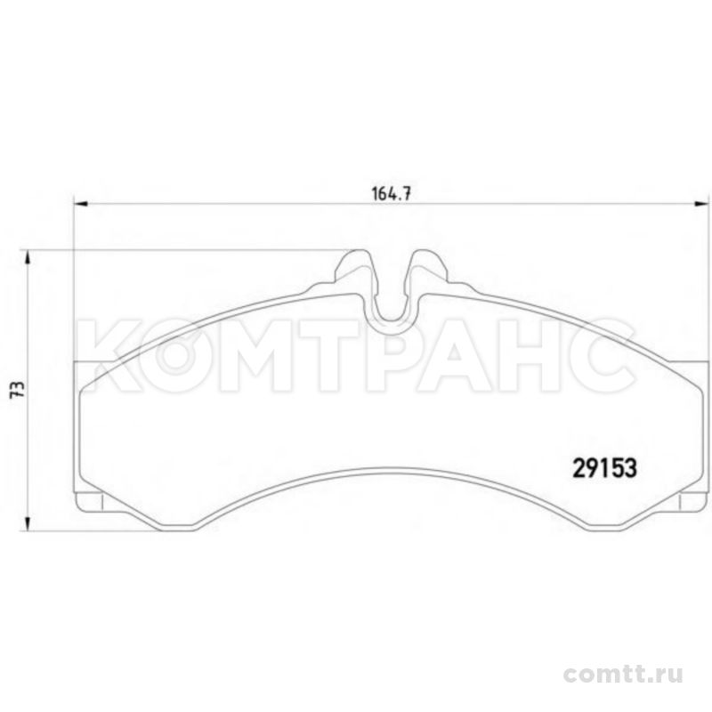 Колодки тормозные 29076/29153 MB Sprinter, VW LT передние 2915301 Textar Колодки тормозные 29076/29153 MB Sprinter, VW LT передние 2915301 Textar