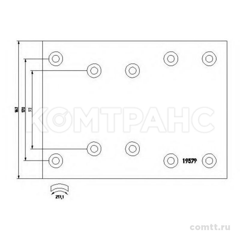   19579 2-  MB/MAN  410163 1970619 Textar