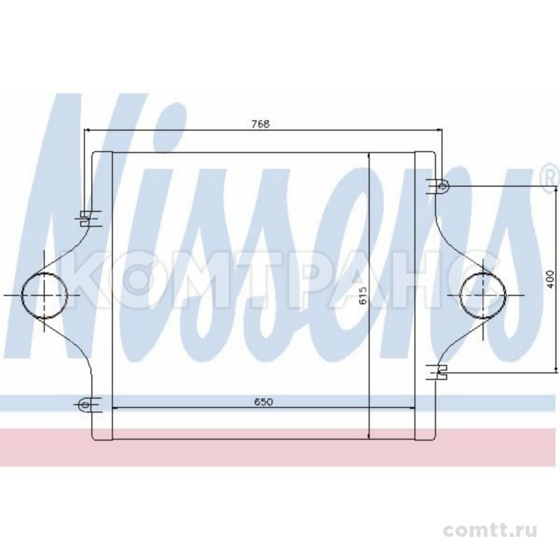 Интеркулер MAN F90 96918 Nissens Интеркулер MAN F90 96918 Nissens