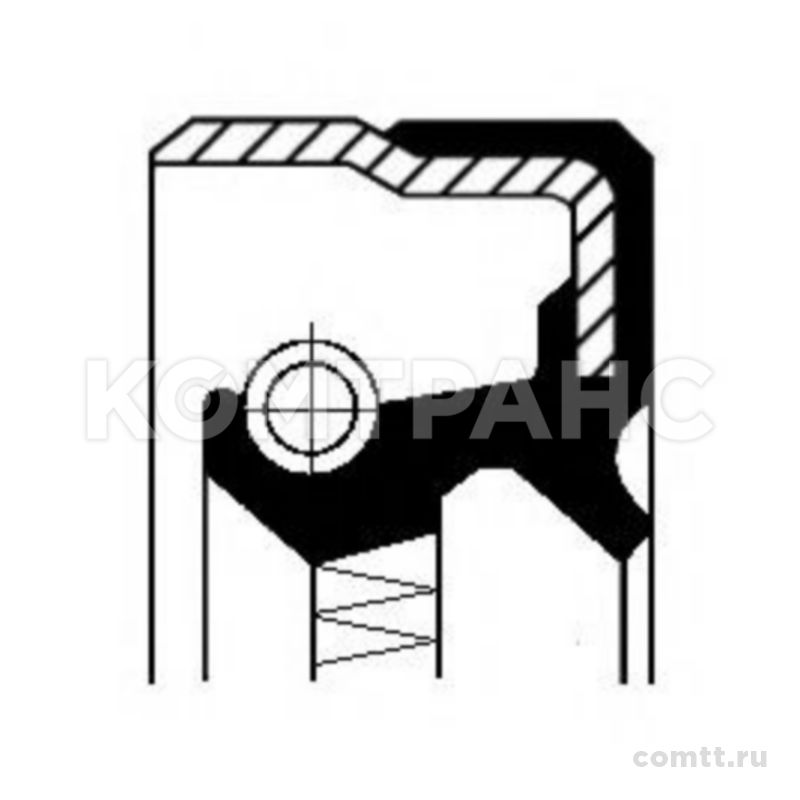Сальник 52х72х12 привода коробки отбора мощности MAN, хвостовика MB 814 01016879B Corteco Сальник 52х72х12 привода коробки отбора мощности MAN, хвостовика MB 814 01016879B Corteco
