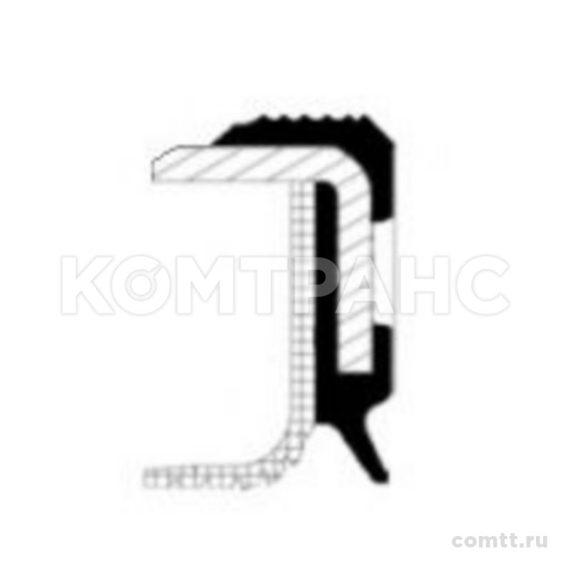 Сальник 100х130х12 MAN D2066 коленвала передний 20034797B Corteco Сальник 100х130х12 MAN D2066 коленвала передний 20034797B Corteco
