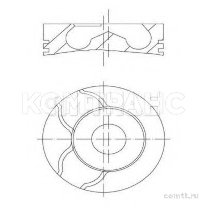 Поршень в сборе Volvo F10/FL10 (TD103ES) 0380900 Mahle Поршень в сборе Volvo F10/FL10 (TD103ES) 0380900 Mahle