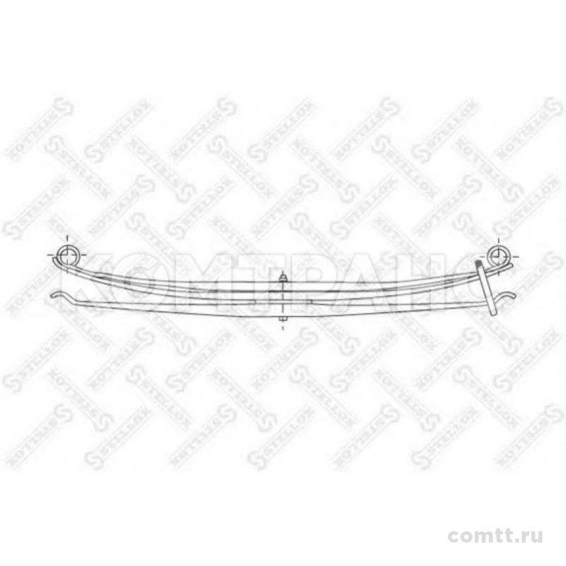 Рессора задняя MAN L2000 4х-листовая 8455653SX Stellox Рессора задняя MAN L2000 4х-листовая 8455653SX Stellox