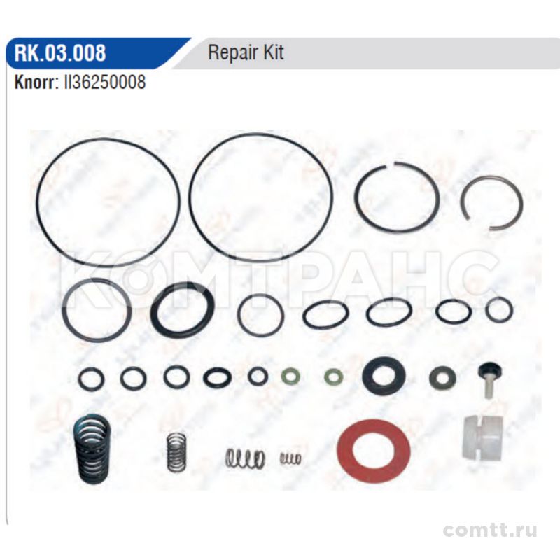 Ремкомплект осушителя MAN TG-A, IVECO Eurotech/Eurostar/Stralis = II36250008 RK03008 Yumak Ремкомплект осушителя MAN TG-A, IVECO Eurotech/Eurostar/Stralis = II36250008 RK03008 Yumak