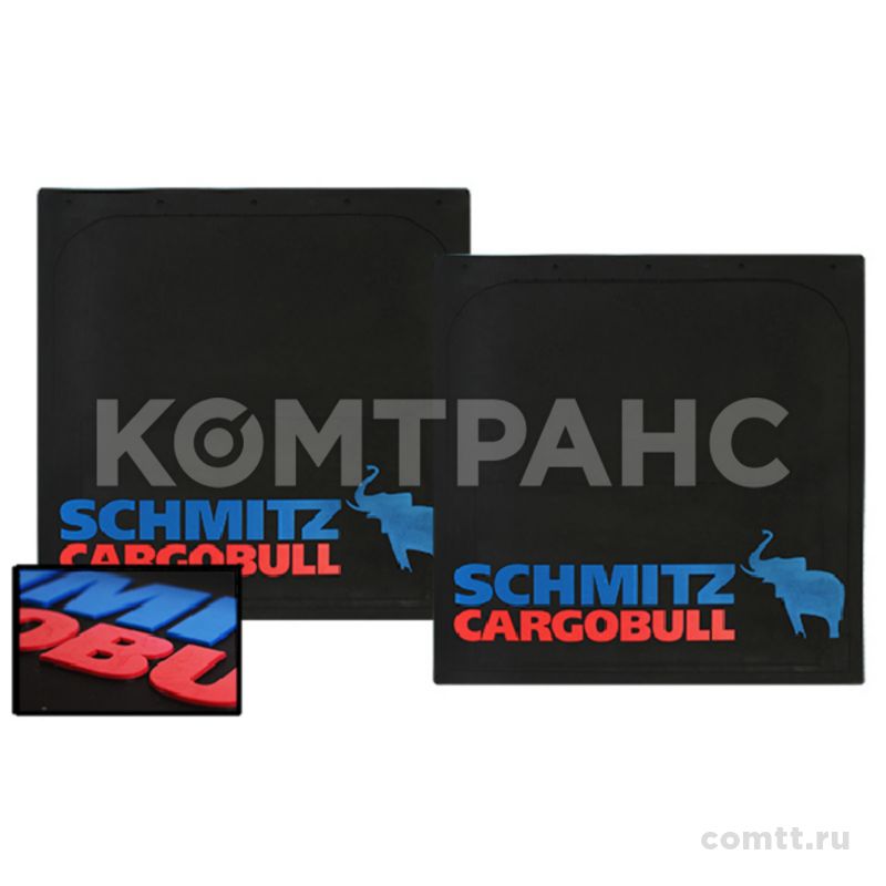 Брызговик "Schmitz"(400х400) с логотипом(SCHMITZ CARGOBULL- Слон, красно-синий) объемный AT37500 Автоторг Брызговик "Schmitz"(400х400) с логотипом(SCHMITZ CARGOBULL- Слон, красно-синий) объемный AT37500 Автоторг