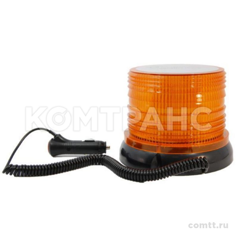 Маяк проблесковый желтый 12/24в "Стандарт" LED провод в прикуриватель 1172LED Техавтосвет Маяк проблесковый желтый 12/24в "Стандарт" LED провод в прикуриватель 1172LED Техавтосвет