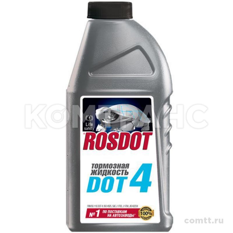 Жидкость тормозная ROSDOT DOT 4 Plus, 455 г, GTRD05 Тосолсинтез Жидкость тормозная ROSDOT DOT 4 Plus, 455 г, GTRD05 Тосолсинтез
